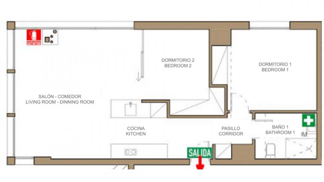 2 Bedrooms 1 Bathroom Furnished - Justicia - Incredible Views - Mintystay Madrid Esterno foto